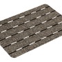 Beige Astra Türmatte Perfo Rips, 40x60 cm, mit Rillenstruktur für Sauberkeit im Eingangsbereich.