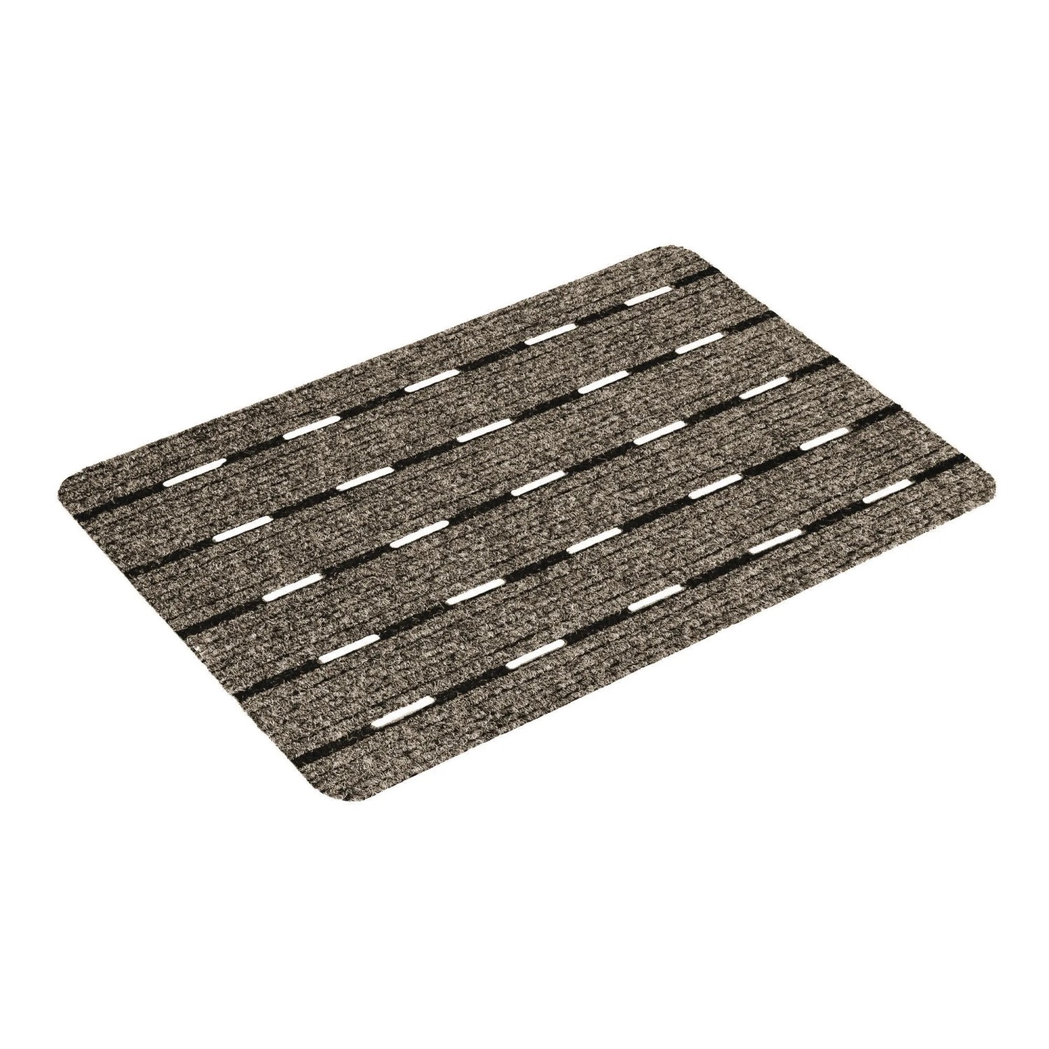 Beige Astra Türmatte Perfo Rips, 40x60 cm, mit Rillenstruktur für Sauberkeit im Eingangsbereich.