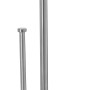 Freistehende baliv WC-Bürstengarnitur ST-6815 mit Papierhalter aus Edelstahl.