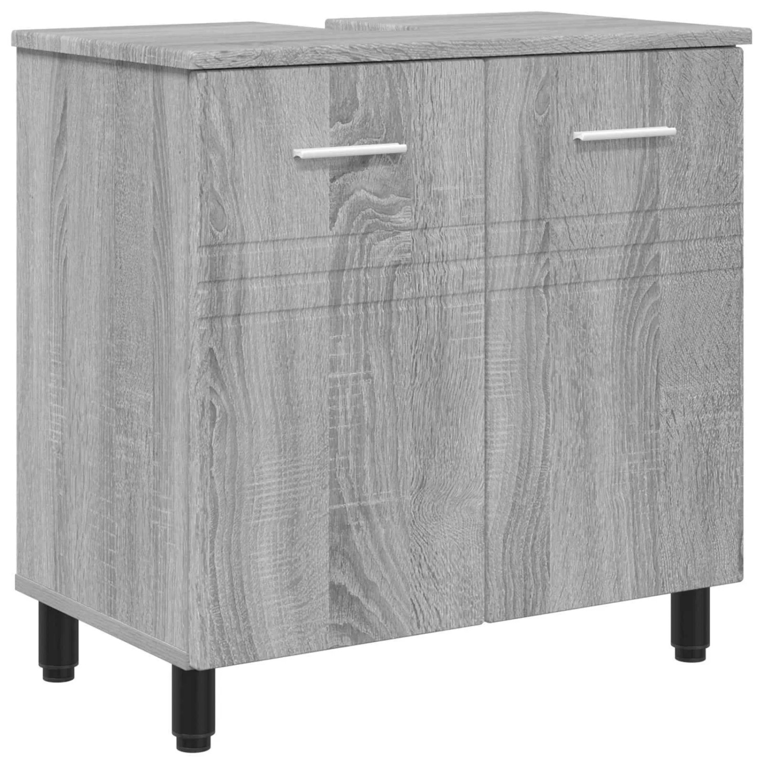 vidaXL Waschtisch Grau Sonoma 60 x 35 x 60 cm Holzwerkstoff 889411