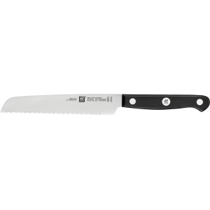 Zwilling Universalmesser 15.1 Gourmet, 13 cm Klinge mit Wellenschliff für Brot und Gemüse.