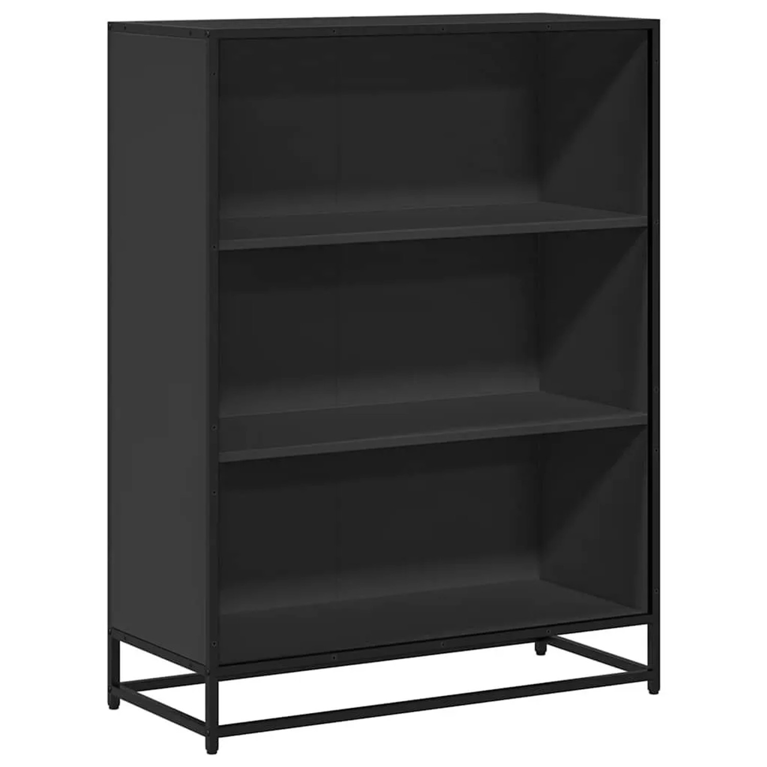 vidaXL Bücherregal Schwarz 80,5x35x107,5 cm Holzwerkstoff 849119 günstig online kaufen