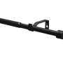 Gardinia Gardinenstangen-Set Kos, ausziehbar, 120-210 cm, schwarz-matt.
