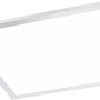Quadratische Paul Neuhaus LED-Deckenleuchte Flag, 45x45 cm, Chromrahmen.