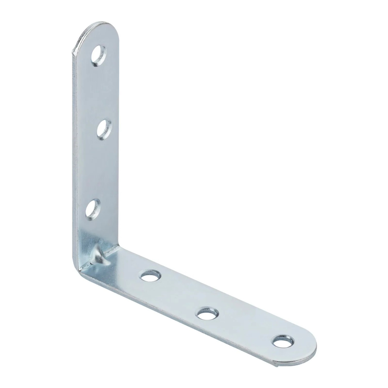 SOTECH 10 x Winkelverbinder 80 x 80 x 19 x 2 mm Abgerundet Stahl Verzinkt Lochung Gesenkt mit Sicke