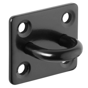 SOTECH Befestigungsöse Halte Öse 35 x 30 x 22,5 mm Aus Edelstahl V2A SS304 Schwarz