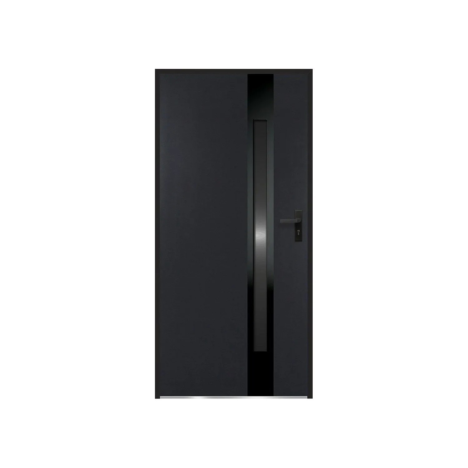 Vente-unique Haustür Braga Anthrazitgrau 95 cm