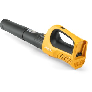 Stiga Akku-Laubbläser BL 100e mit Akku und Ladegerät, gelb/schwarz.