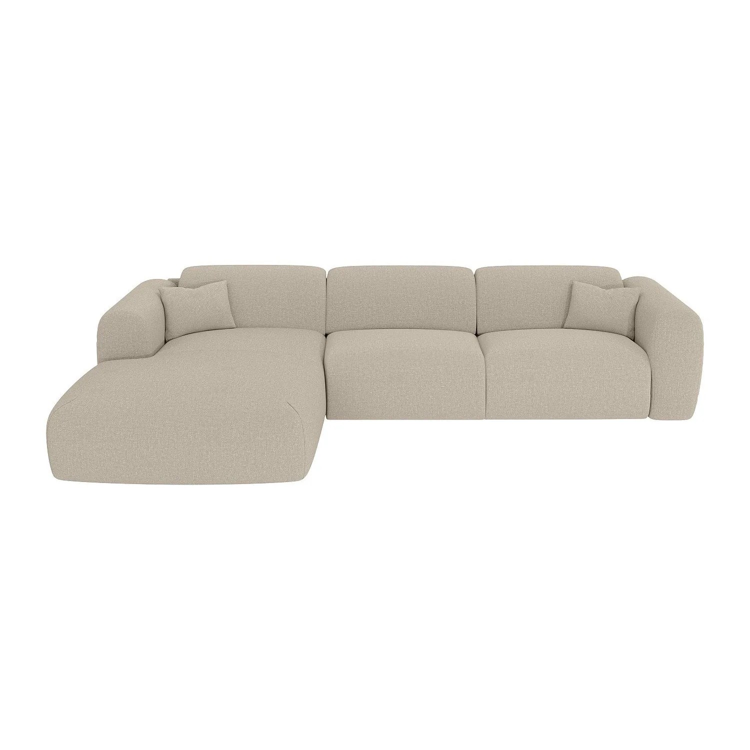 Vente-unique Schlafsofa Pogni Beige 299 cm