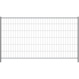 Mobilzaun, 3,5x2m, feuerverzinkt, für Baustellen und Veranstaltungen.