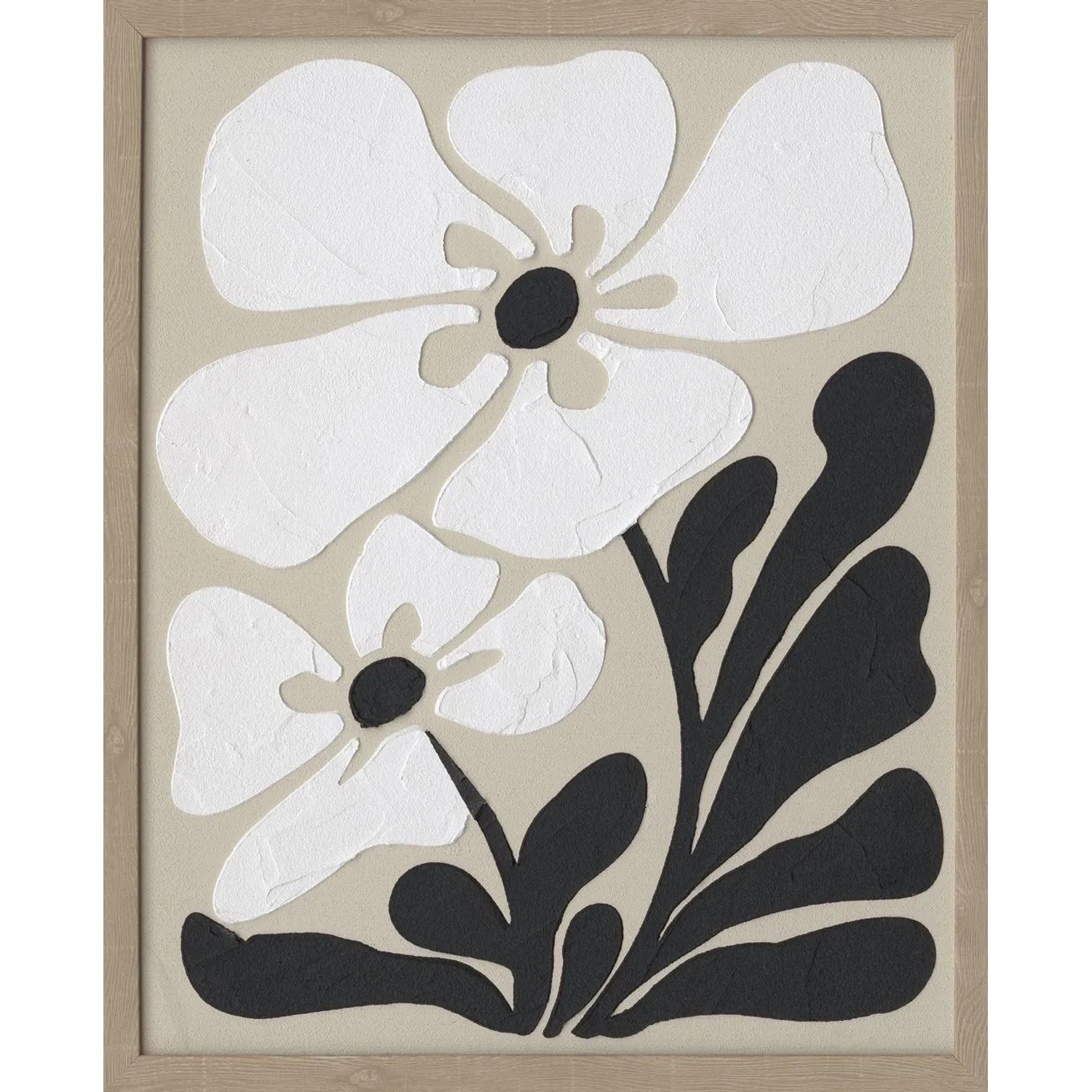 Art Universe Leinwandbild Boho Flowers 40 x 50 cm