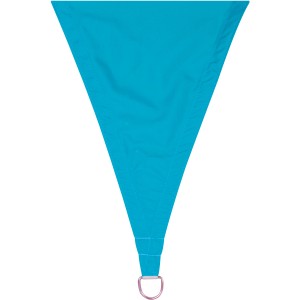Blaues, viereckiges Perel Sonnensegel 360x360 cm für Garten & Terrasse.