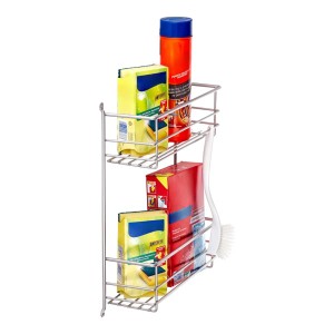 Kesseböhmer Putzmittelkorb II Silbergrau 323 x 102 x 380 mm