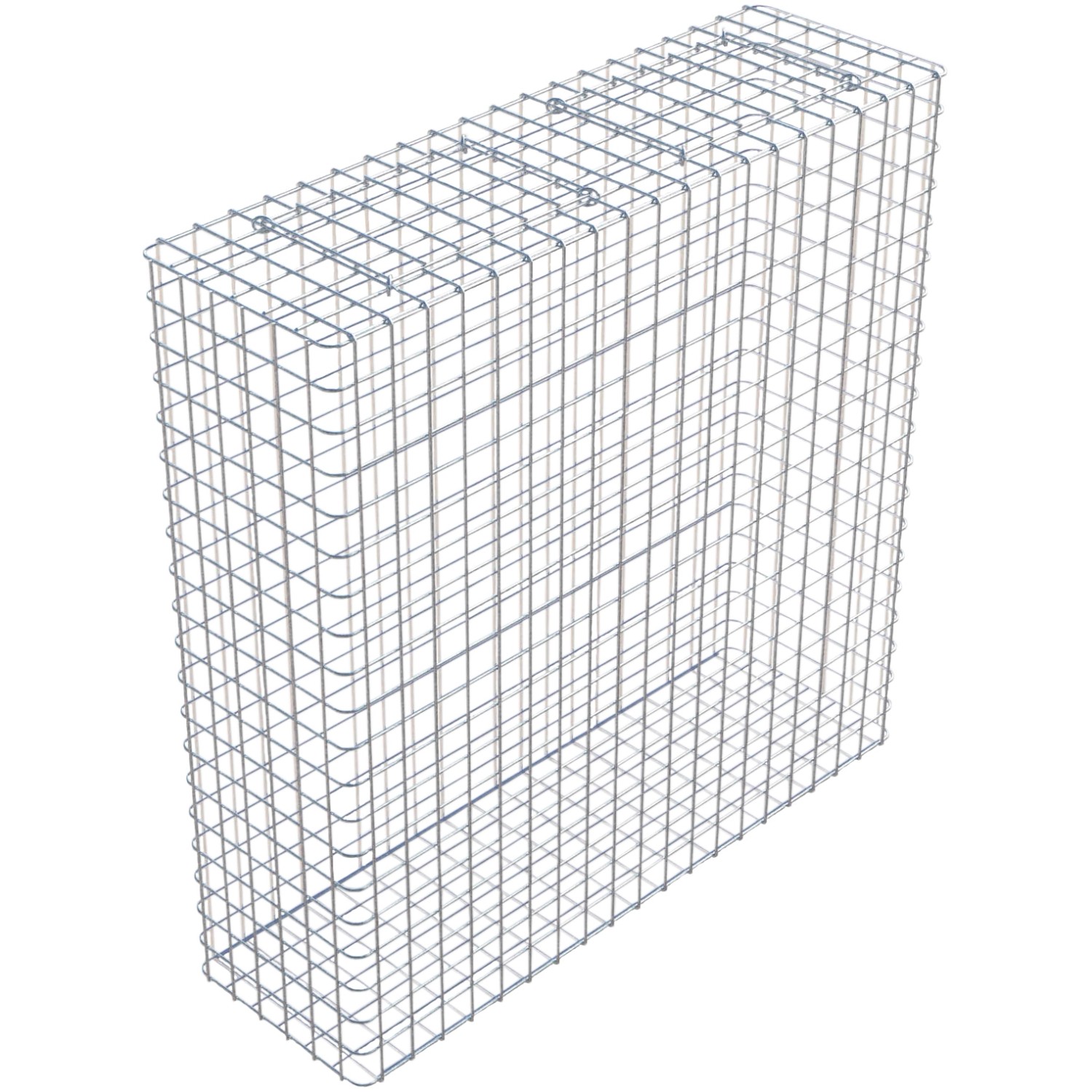 Thumbnail - Gabiona Gabione feuerverz 102 x 102 x 32 cm Maschenw 5 x 5 cm