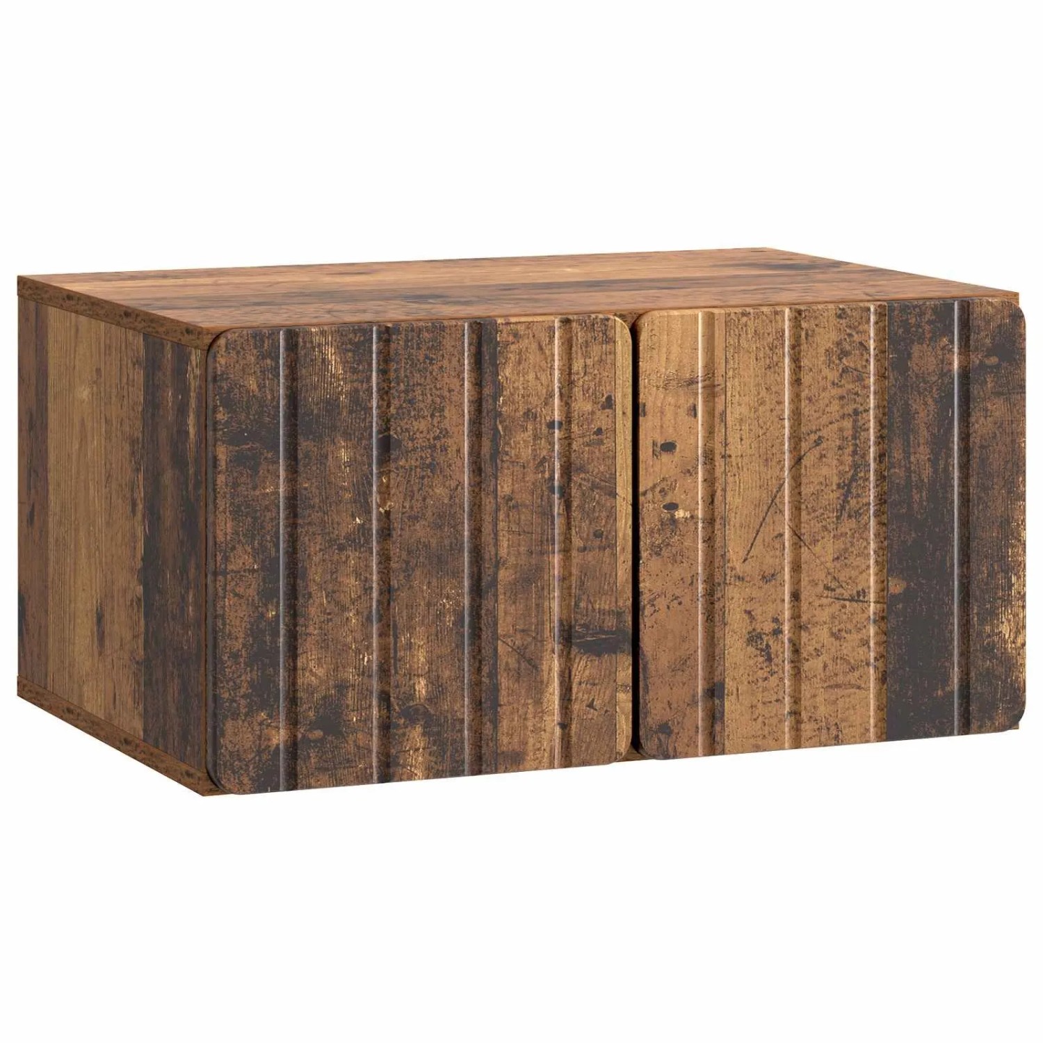 vidaXL Wandmontierter TV-Schrank Altholz 59,5 x 41 x 30 cm 898343