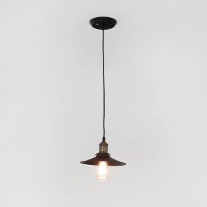 EASYLIGHT Hängelampe Industrial Design Ø 22 cm Schwarz Bronze Hampshire