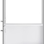 Optifit Midischrank für Kühlschrank, Basaltgrau, 60x176,6x58,4 cm, mit offenem Fach und zwei Einlegeböden.