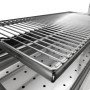 Detailaufnahme: Grillrost des Grillpeter Mangal Ararat Schaschlikgrills aus Edelstahl.