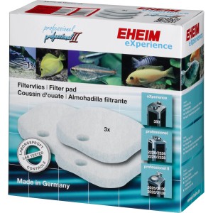 Eheim Filtervlies für EXperience 350, 3 Stück, für Aquarienfilter. Verpackung.