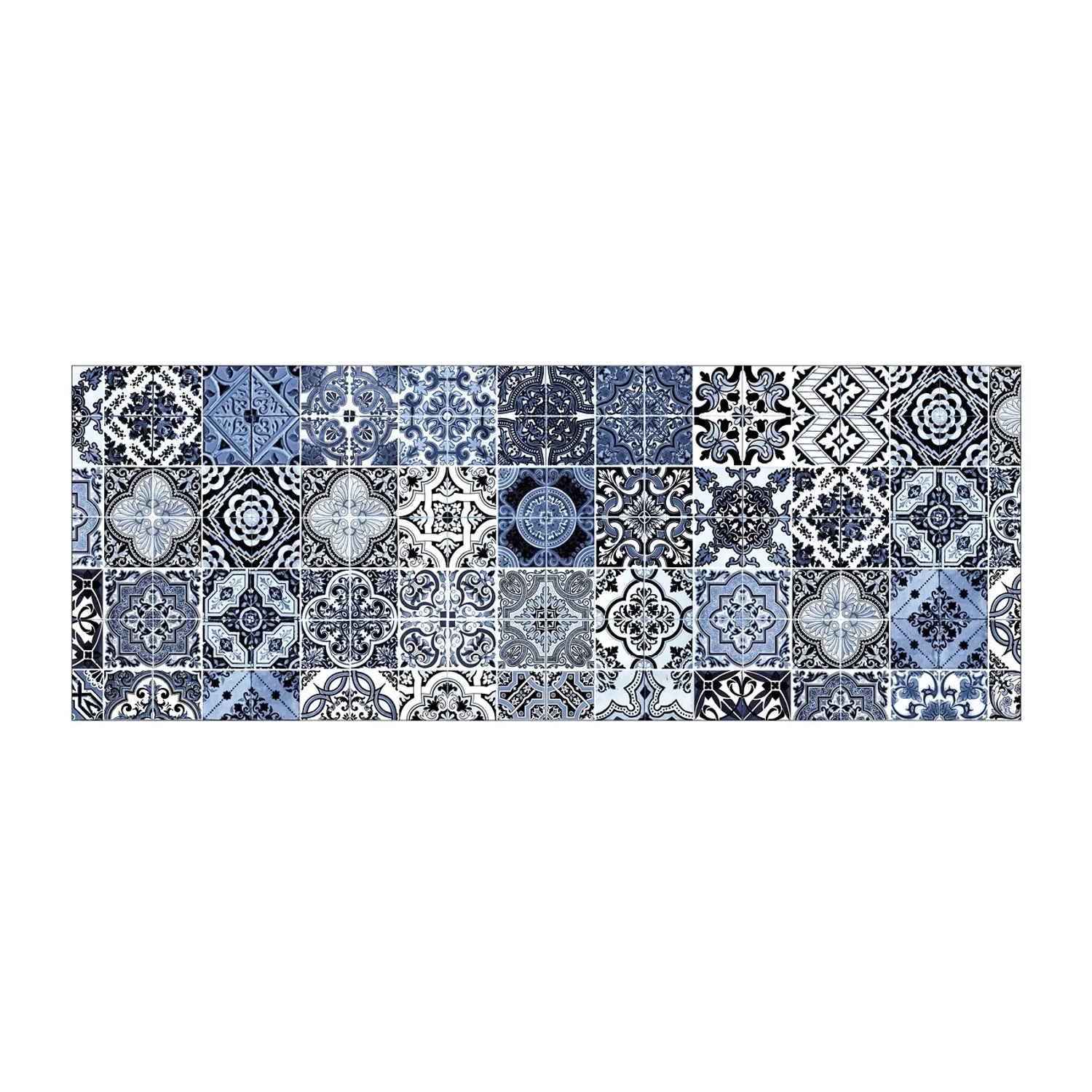 MySpotti Küchenrückwand Profix Cucina Stefano 160 x 60 cm Stein Weiß-Blaugrau