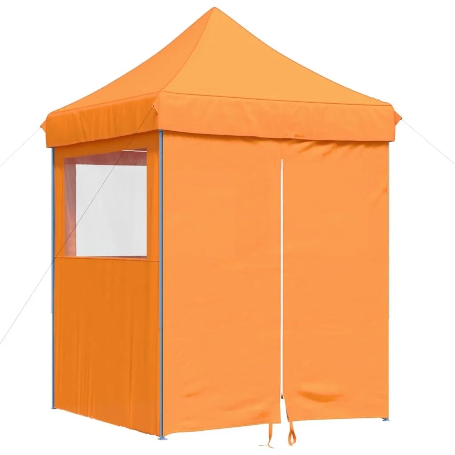 vidaXL Partyzelt Faltbar Pop-Up mit 4 Seitenteilen Orange 4005001