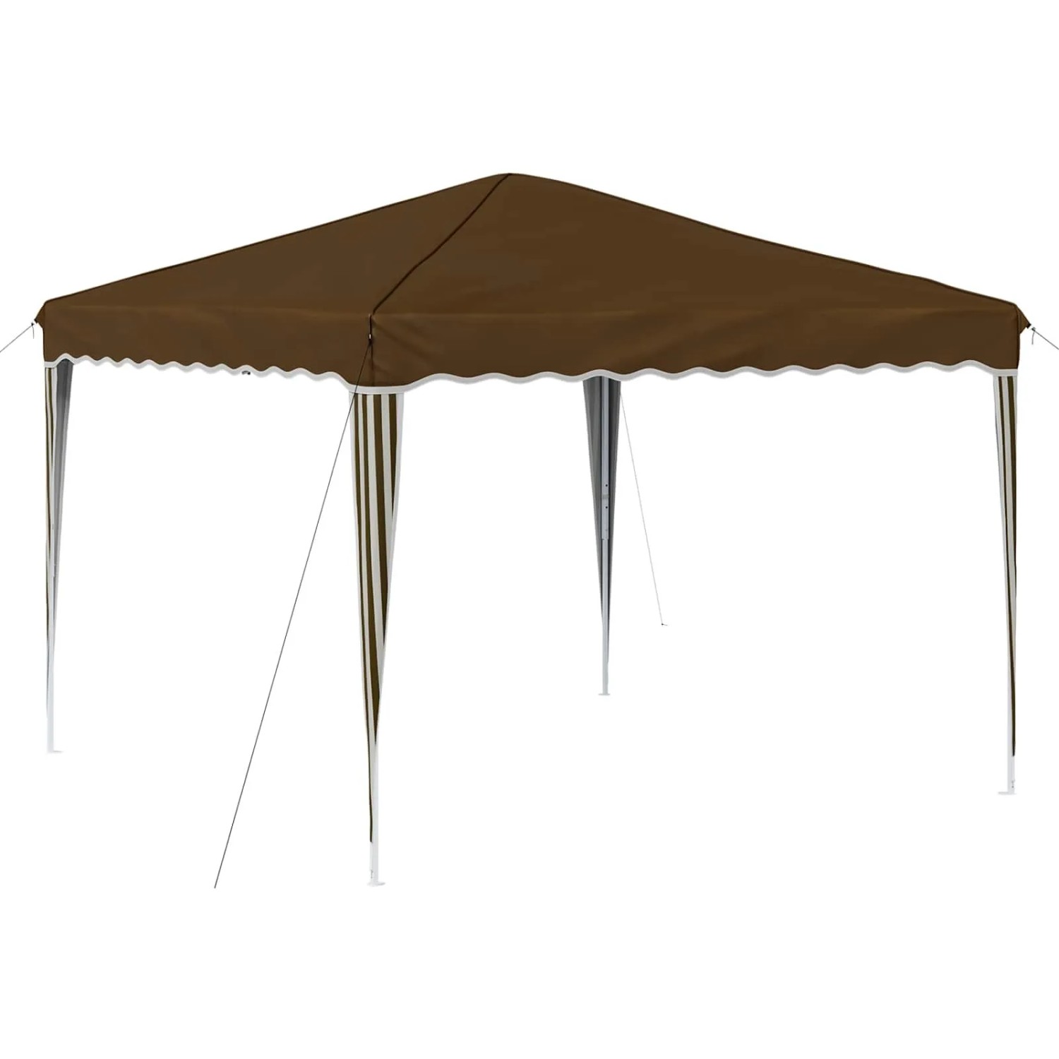 vidaXL Pop-up Partyzelt Taupe 288 x 288 x 245 cm Oxford-Stoff 42019751