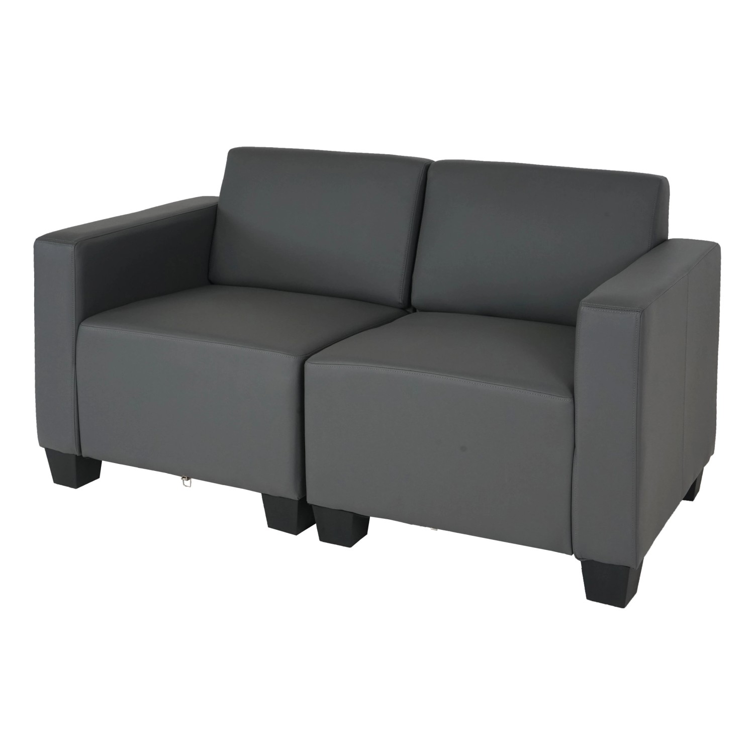 MCW 2-Sitzer Sofa Moncalieri Dunkelgrau günstig online kaufen
