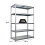 PROREGAL Schwerlastregal Steel Eagle HxBxT 180x120x60cm Fachlast 130kg Verzinkt_2