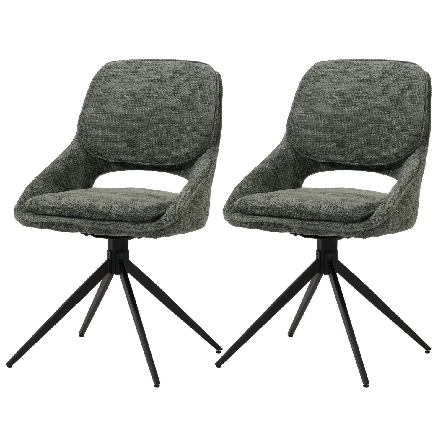 MCW Esszimmerstuhl N73 2er-Set Grün günstig online kaufen
