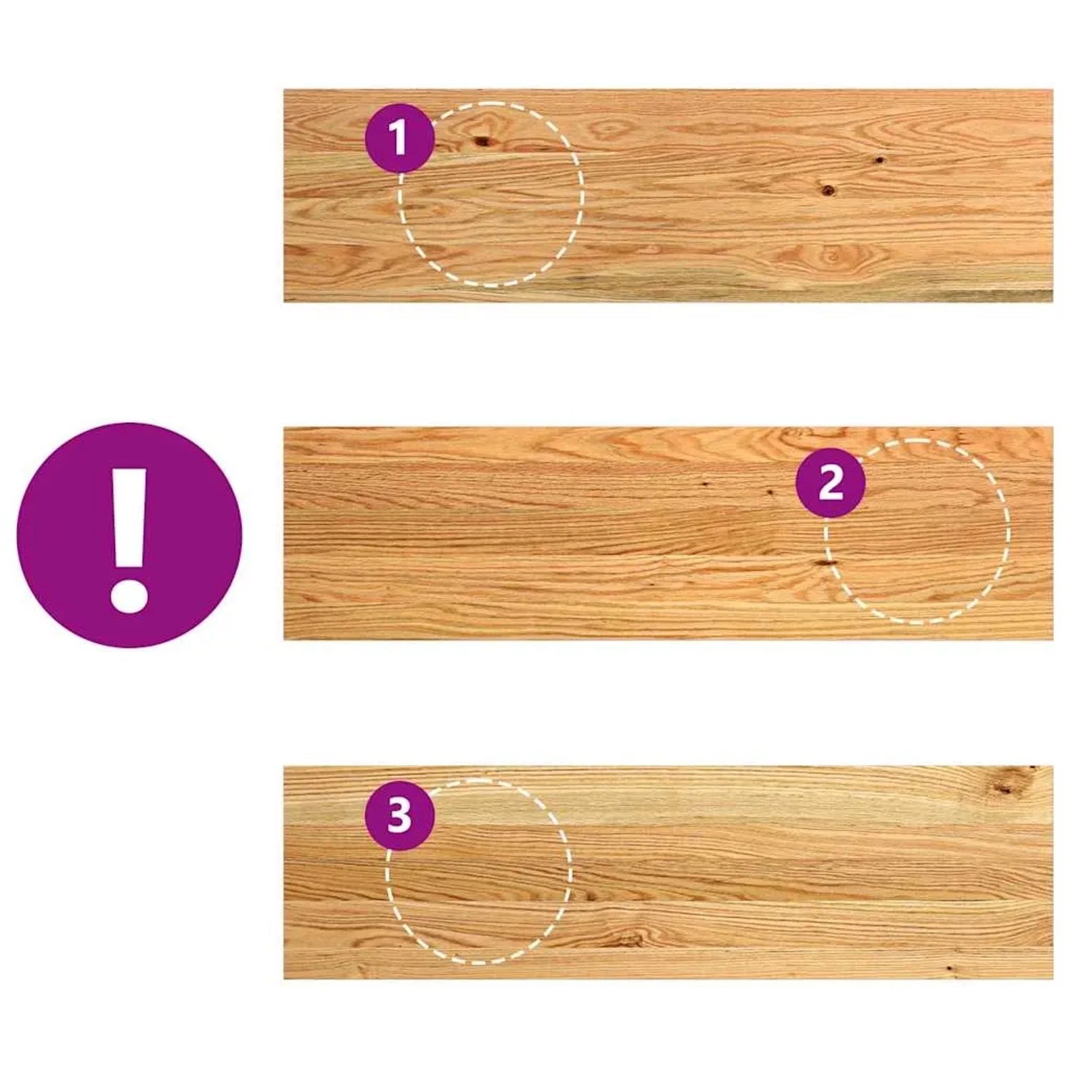 vidaXL Treppenstufen 4 Stk Hellbraun 90x30x2 cm Massivholz Eiche 3282961_7