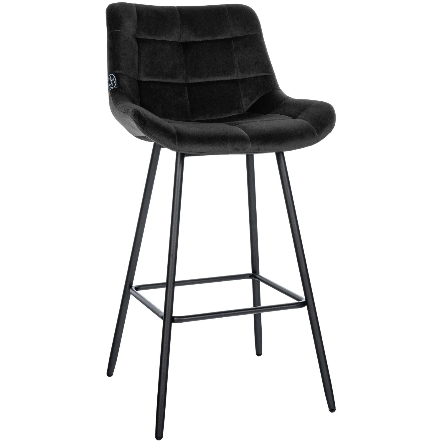 CLP Barhocker Weston schwarz/Samt