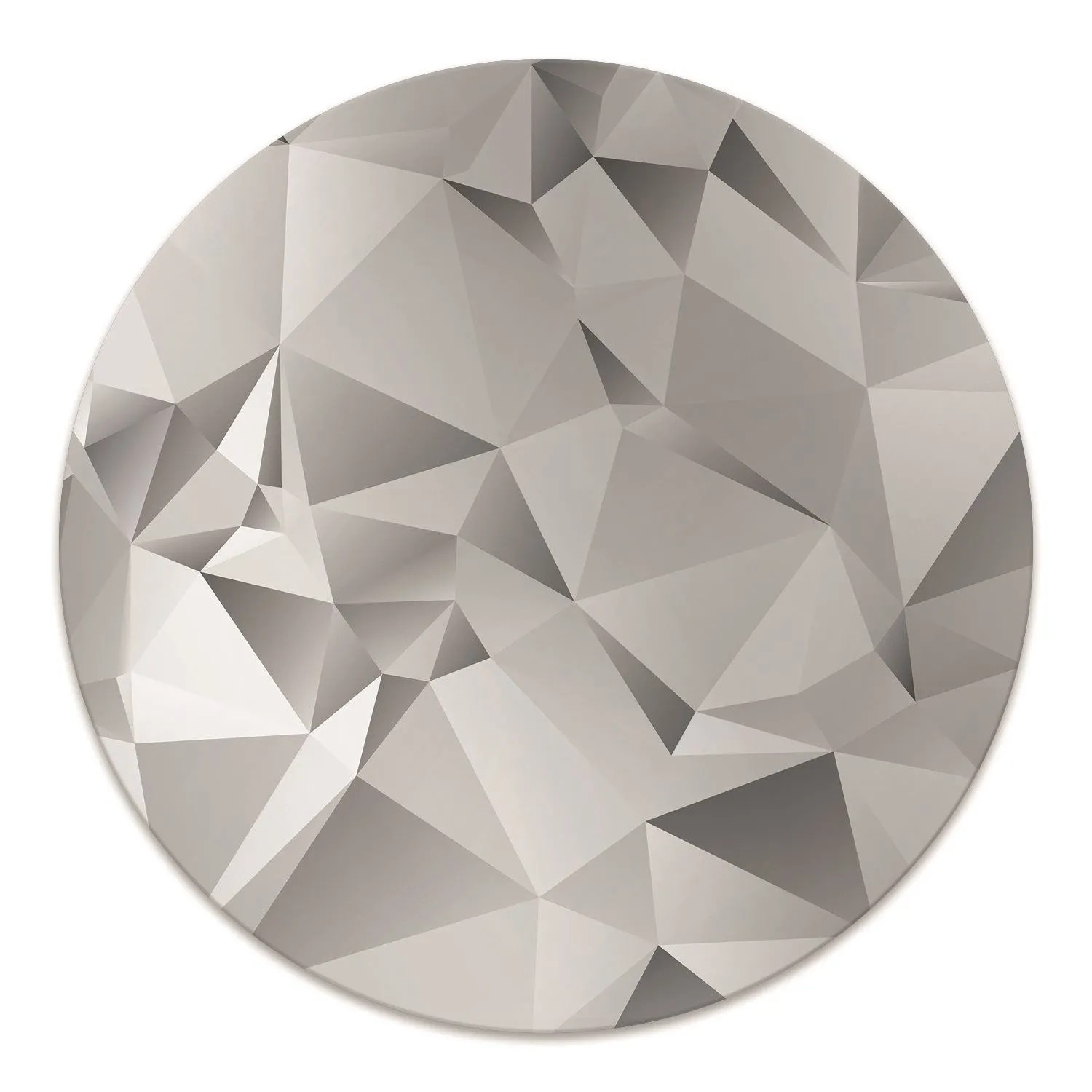 Tulup Bodenschutzmatte Graue 3D-Würfel Bodenschutzmatte Teppich 100x100 cm günstig online kaufen