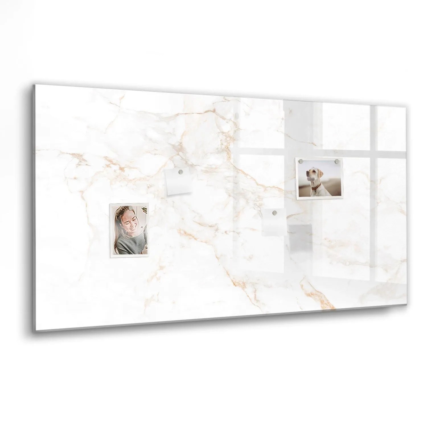 Tulup Schreib Magnettafel Eleganter Marmor 120x60 cm Magnettafel Wohnzimmer günstig online kaufen