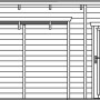 Holz-Gartenhaus Skan Holz Knut mit Unterstand, naturbelassen, 430x250 cm.