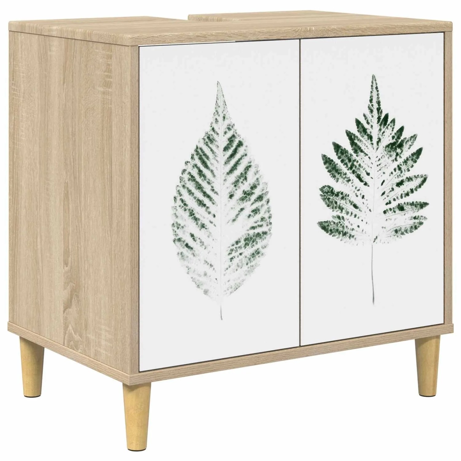 vidaXL Badezimmerschrank HANAU Sonoma 60 x 40 x 60 cm Holzwerkstoff 8007405