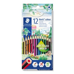 Staedtler Noris Colour Buntstifte, 12 Farben im Set, ideal zum Malen und Zeichnen.