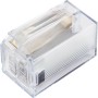 LUX-TOOLS Ersatzmesser für Mini-Schaber, 10er Set, 38,3x19mm, in transparenter Kunststoffbox.