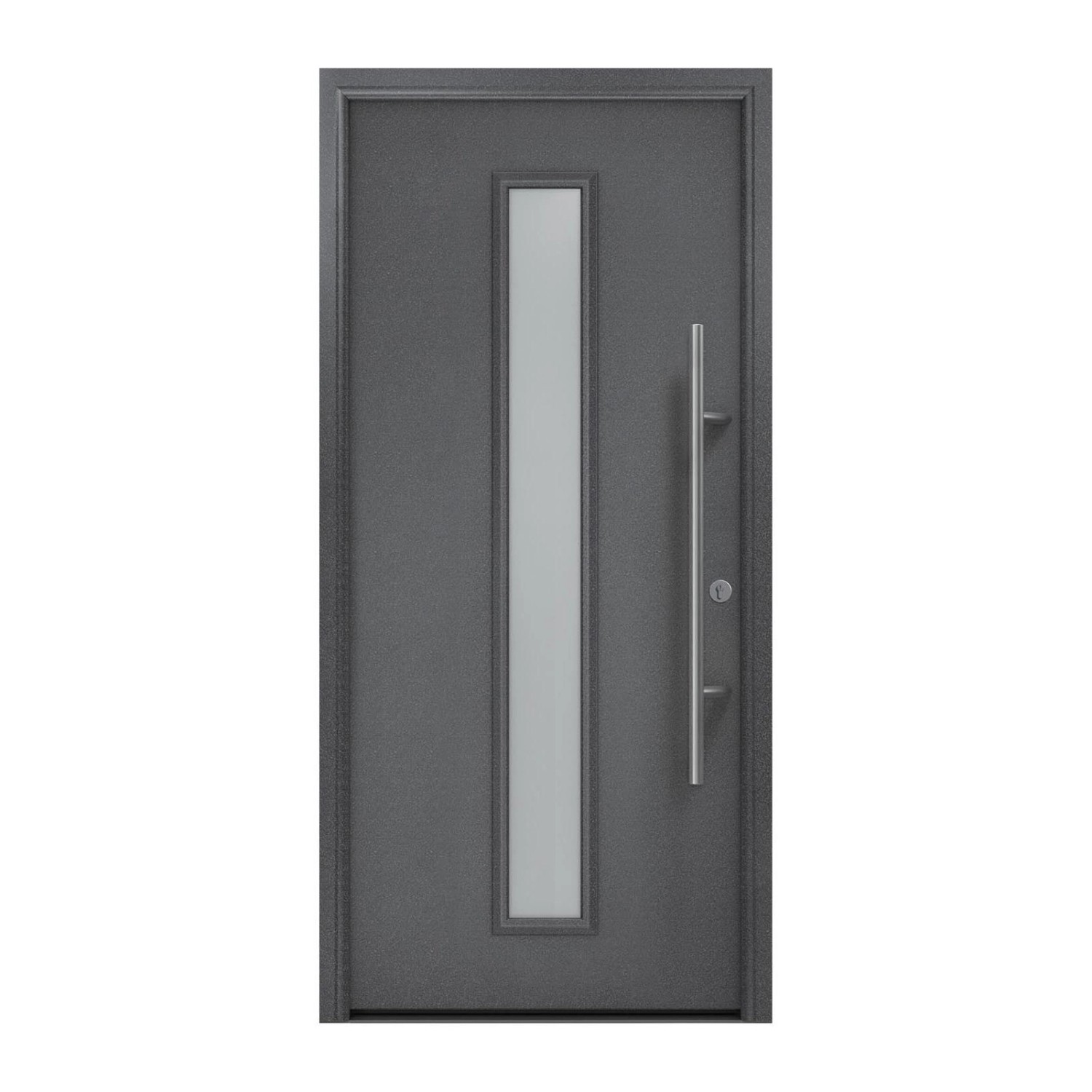 EcoStar Haustür Isopro Secur IPS 020S Anthrazitmetallic 110 cm x 210 cm DIN günstig online kaufen
