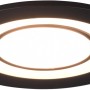 Schwarzer, runder Trio LED Einbauspot Core, 5W, 450 Lumen. Ideal für Deckenmontage.
