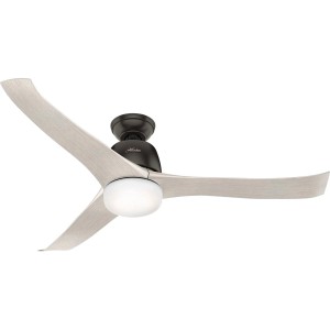 HUNTER Deckenventilator Harmony Bronze mit Beleuchtung, 137 cm Durchmesser.