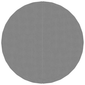 vidaXL Pool-Bodentuch Hellgrau Ø244 cm Polyester Geotextil 94215