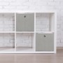 Relaxdays Faltbox Polyester Grau Zusammenfaltbar 30 cm x 30 cm x 30 cm_2