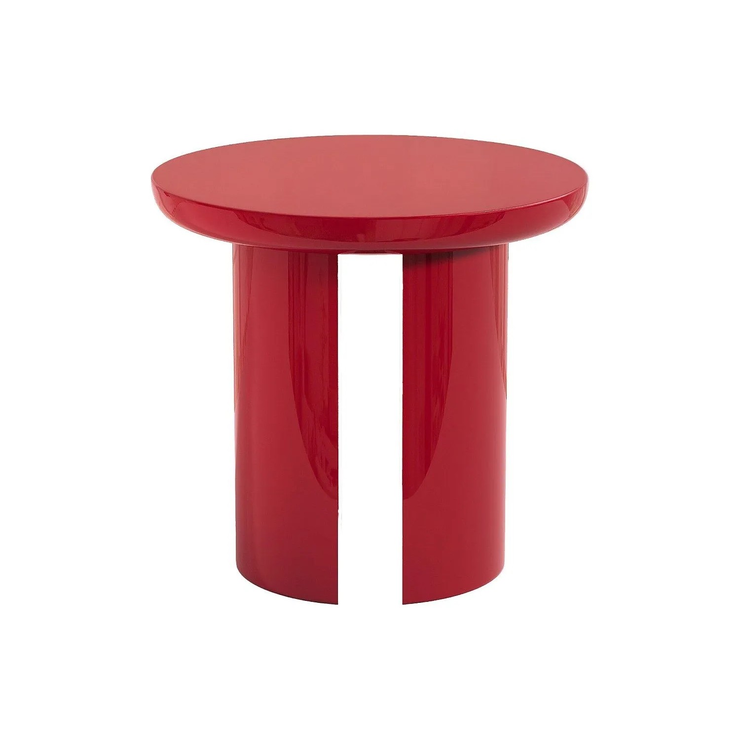 Vente-unique Beistelltisch Derlali Rot 50 cm