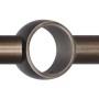 Mydeco Gardinenstangen-Halterung, 2-läufig, Noble Bronziert, Ø 2,5 cm.