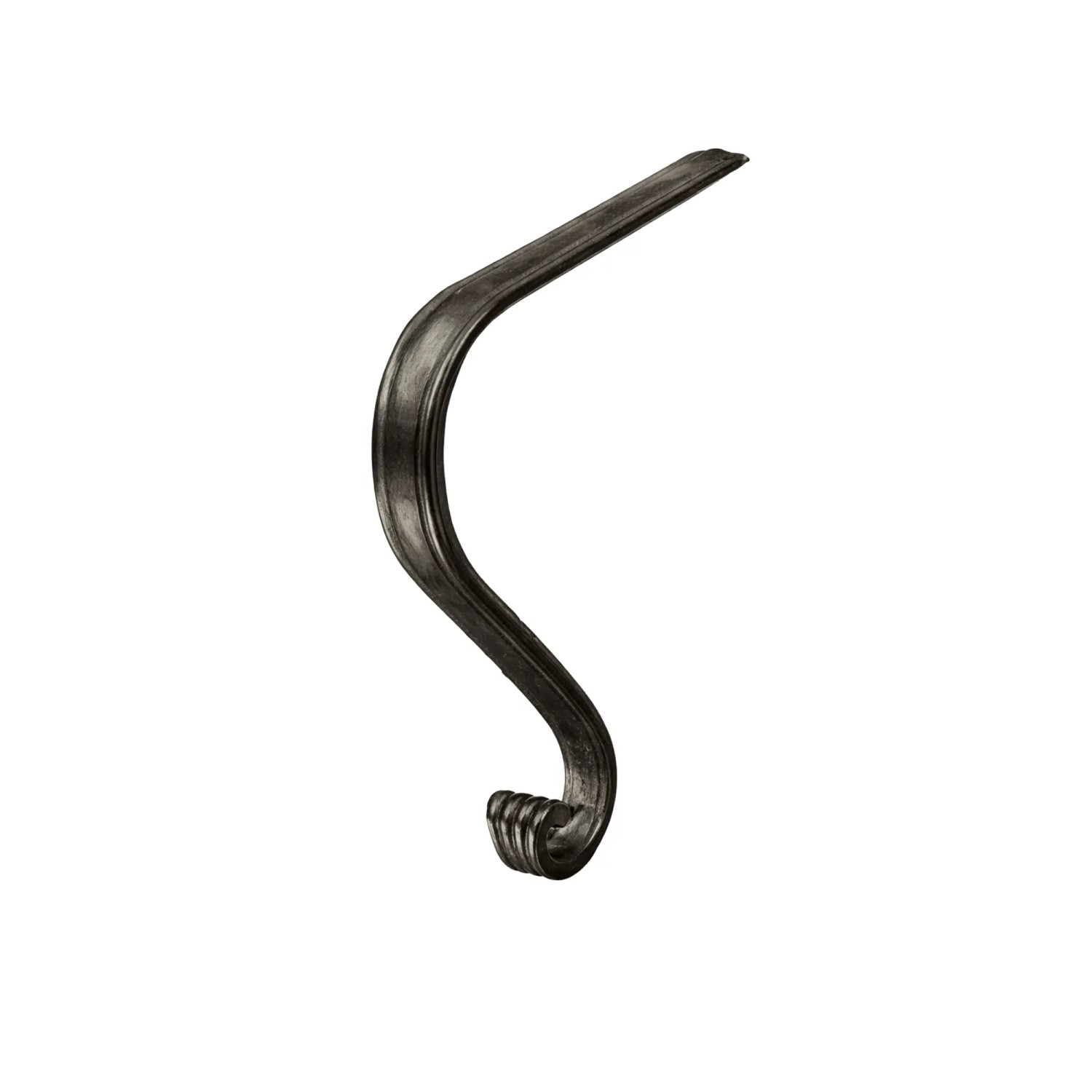 FeNau Handlaufanfänger Geschwungen Stahl S235JR 40x12 mm H 400 mm Roh