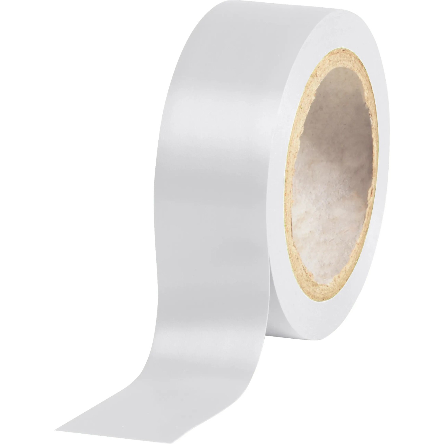 Isolierband, weiße Rolle aus dem 6er-Set, 4,5 m x 15 mm, für Elektroinstallationen.
