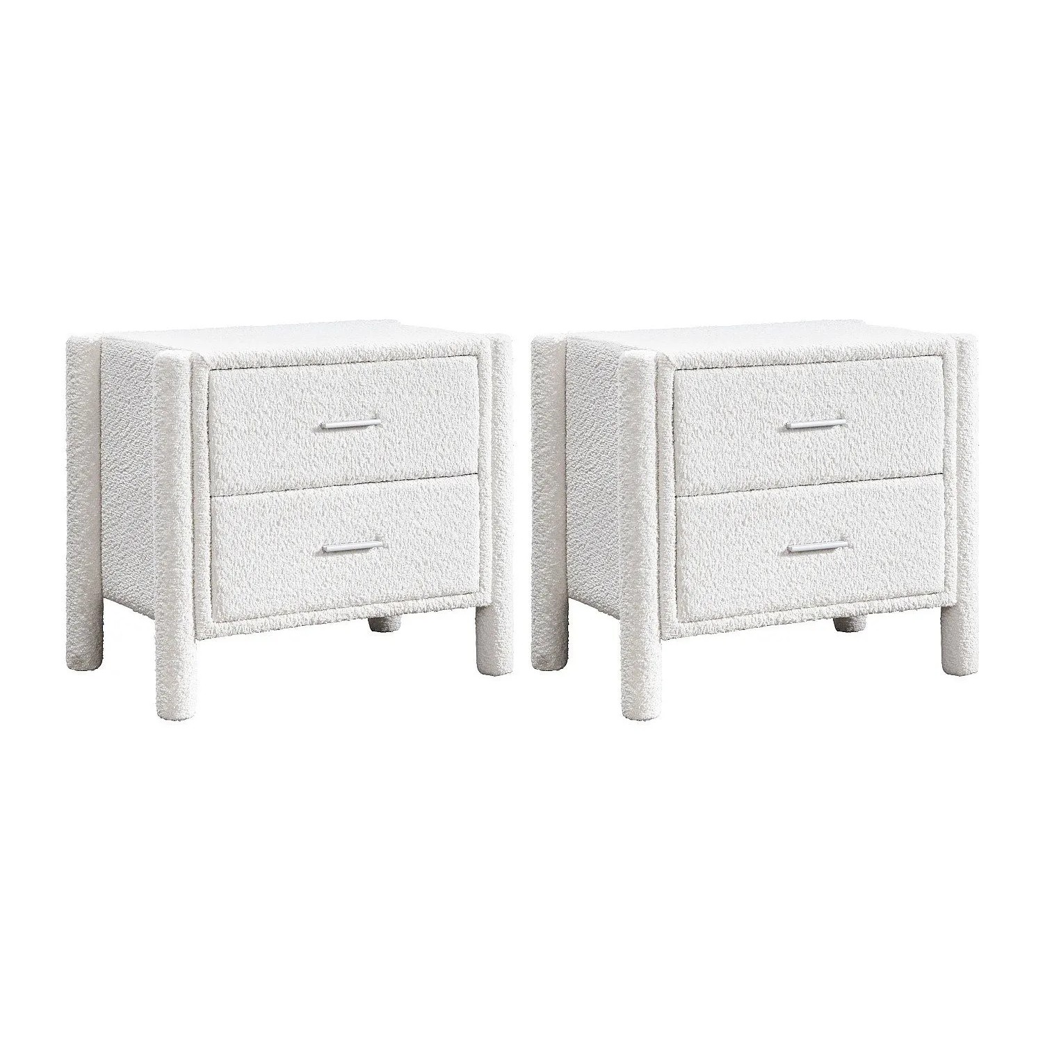 Vente-unique Nachttisch Conomo Weiß 61 cm