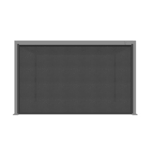 MWH Rollerblind Kurbel-Rollomarkise 4m, anthrazit. UV-beständiger Sonnenschutz für Pergola.