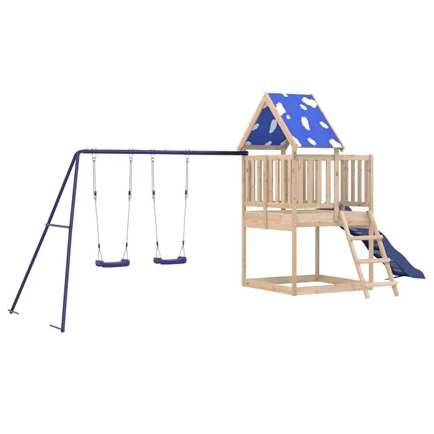 vidaXL Spielturm Massivholz Kiefer 3279208