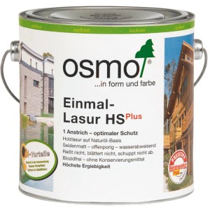 Dose Osmo Einmal-Lasur HSPLUS Eiche 2,5 l für Holz im Außenbereich.